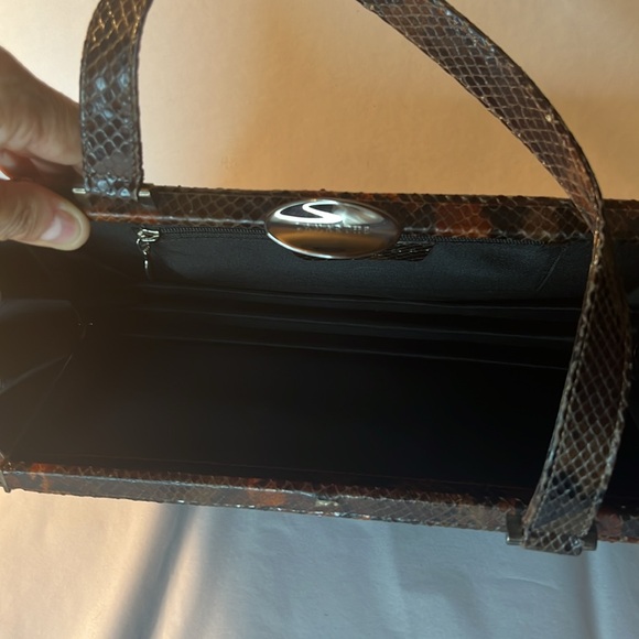 La Marthe Paris Snakeskin Handbag - Picture 3 of 6